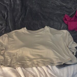 lululemon super cropped soft jersey graphic tee